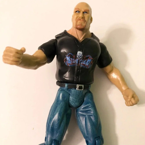 1999 WWE Titan Tron Stone Cold Steve  Austin Jakks Wrestling Action Figure - Picture 10 of 10